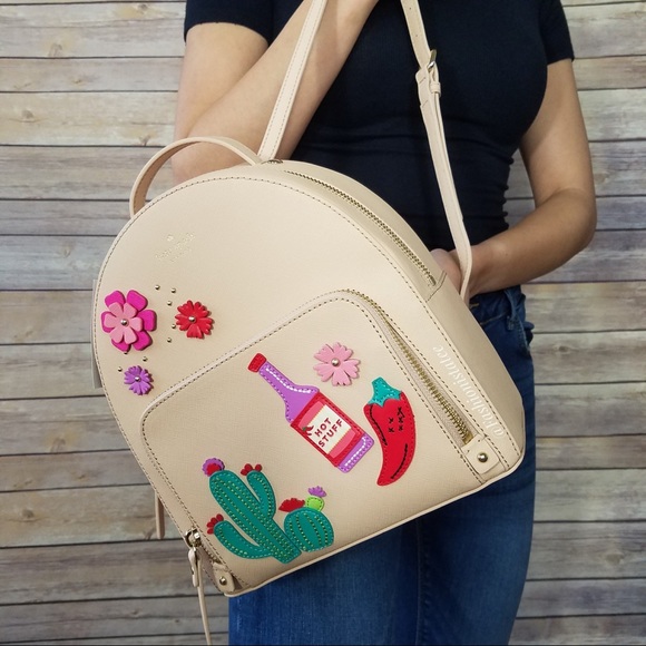 ➕ NWT KATE SPADE CACTUS BACKPACK - Picture 3 of 8